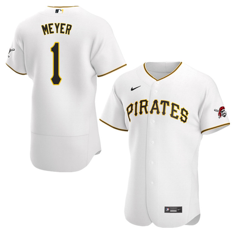 Nike Men #1 Billy Meyer Pittsburgh Pirates Baseball Jerseys Sale-White
